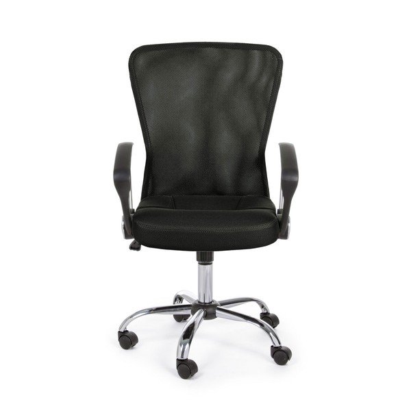 Juodos spalvos iš audinio biuro kėdė Brisbane – Yes Everyday-image-1