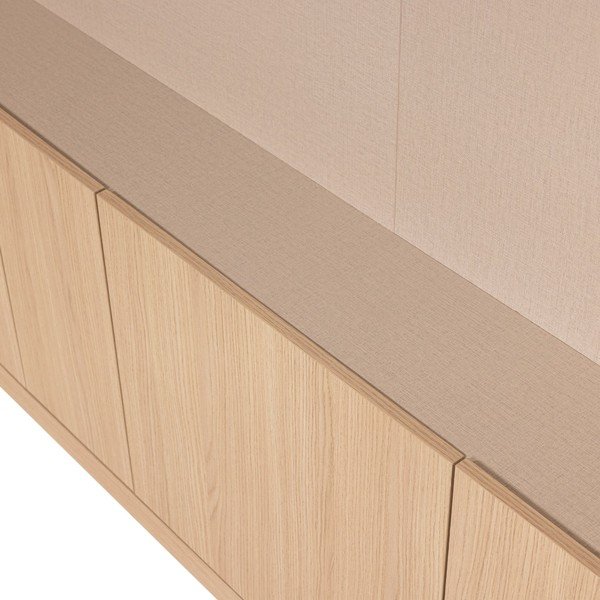 Natūralios spalvos modulinis televizoriaus stalas 160x215 cm Build – WOOOD-image-2