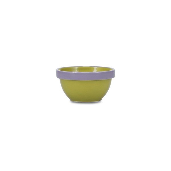 Žalios spalvos/violetinės spalvos iš akmens masės mažas dubuo 170 ml Duo – ONA-image-2
