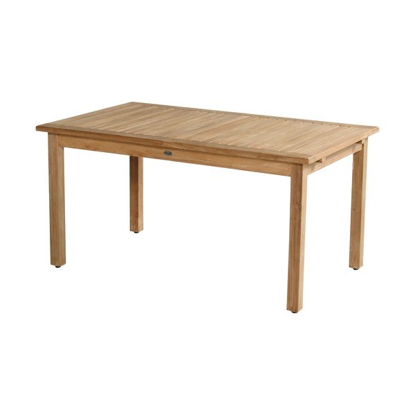 Iš tikmedžio masyvo sodo valgomojo stalas 90x150 cm Java – Hartman-image-1