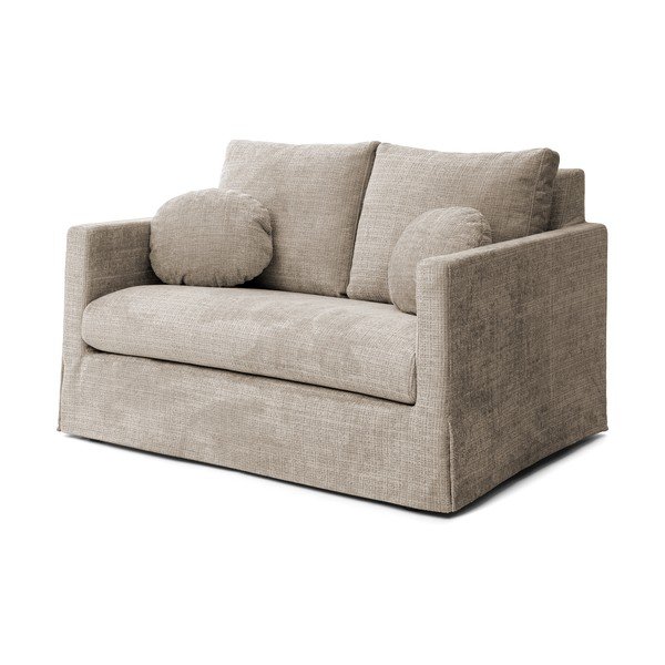 Smėlio spalvos sofa 140 cm Paphos – Ropez
