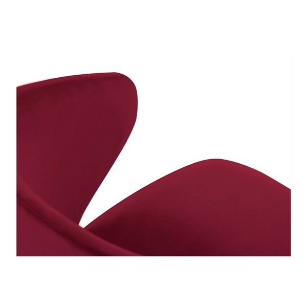Raudona valgomojo kėdė su aksomo apmušalais Windsor & Co" Sofos Nemesis-image-3