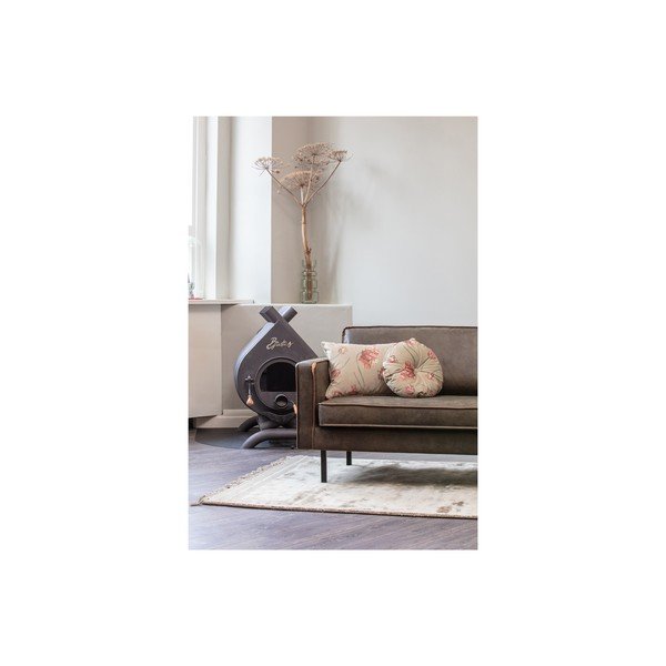 BePureHome Vogue smėlio spalvos aksominė pagalvėlė, ø 45 cm-image-2