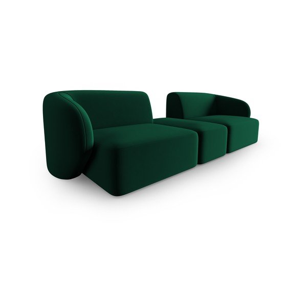 Žalios spalvos iš velveto sofa 246 cm Paolo – Milo Casa-image-2