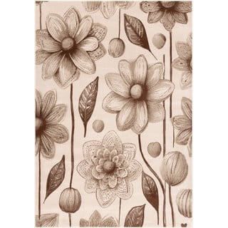 Vaikiškas kilimas smėlio spalvos 160x230 cm Daisies Dark Beige – FD