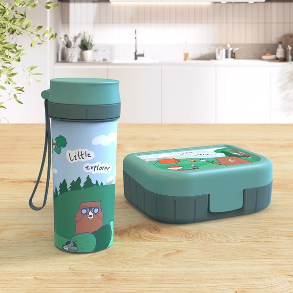 Žalias buteliukas kūdikiams 400 ml Memory Kids - Rotho-image-1