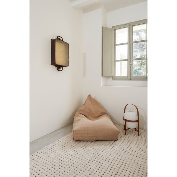 Skalbiamas/rankų darbo dramblio kaulo spalvos iš vilnos kilimas 200x300 cm Unexpected Wool – Lorena Canals-image-3