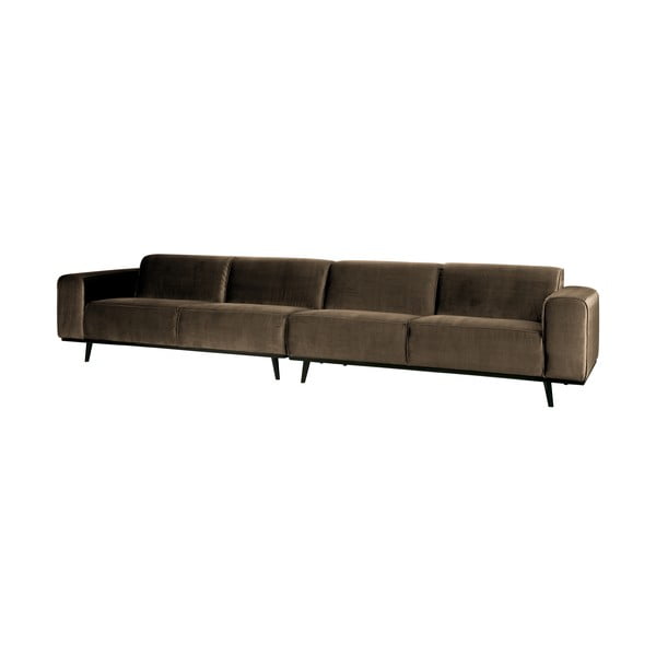 Ruda aksominė sofa BePureHome Statement, 372 cm-image-1
