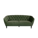 Žalios spalvos aksominė sofa Actona Ria, 191 cm