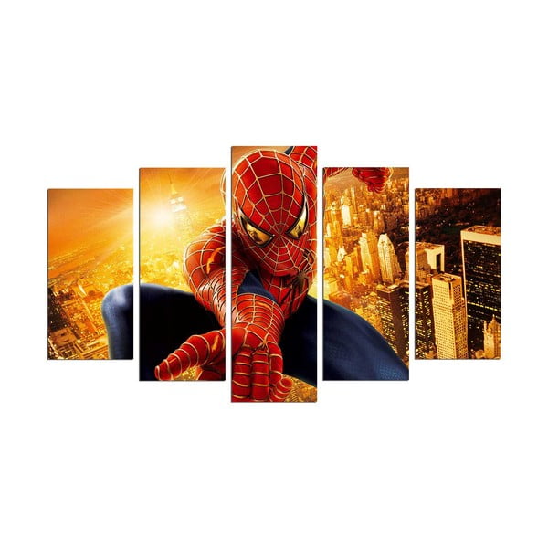 5 dalių paveikslas Spider Man