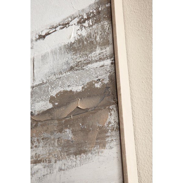 Paveikslas su rėmeliu/tapyba ant drobės su rankomis dažytais elementais 85x85 cm Bold – Bizzotto-image-2