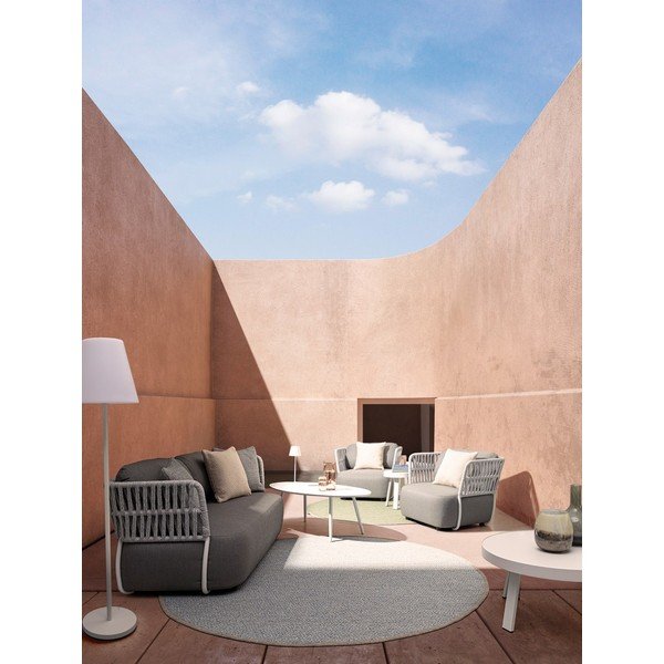 Baltos spalvos pastatomas šviestuvas LED su nuotolinio valdymo funkcija/su garsiakalbiu (aukštis 150 cm) Solar – Bizzotto-image-3