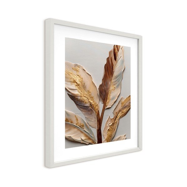Spausdintas paveikslas su rėmeliu 40x50 cm Golden Strelitzia – Styler-image-4