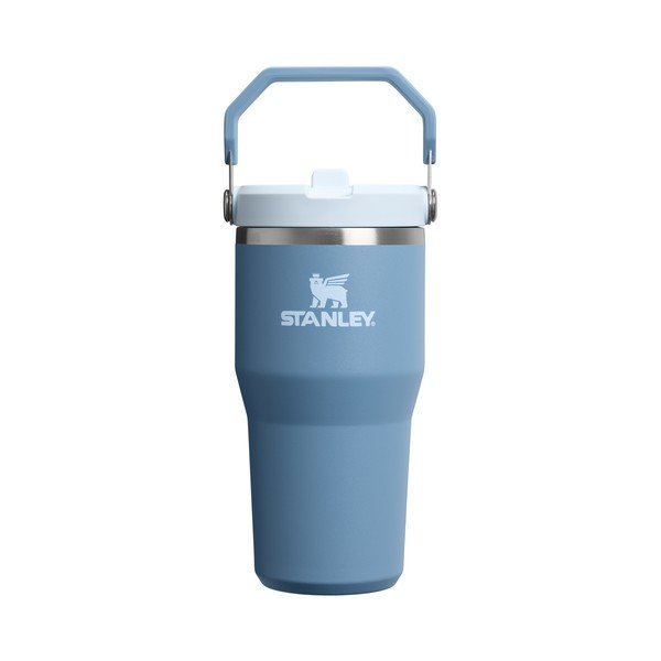 Pilkai mėlynos spalvos iš nerūdijančio plieno termosas 600 ml IceFlow™ Flip Straw 2.0 Tumbler Indigo – Stanley
