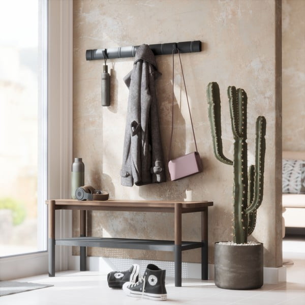 Juoda sieninė pakaba iš uosio medienos Flip - Umbra-image-1