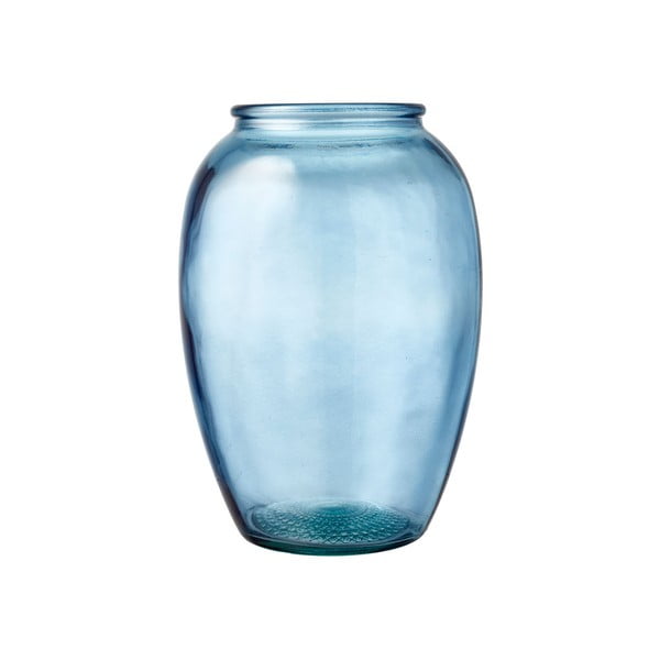 Mėlyno stiklo vaza "Bitz Kusintha", ø 17,5 cm