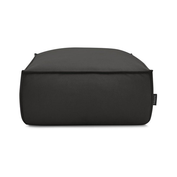 Iš dirbtinės odos taburetė juodos spalvos Boheme – Bobochic Paris-image-3