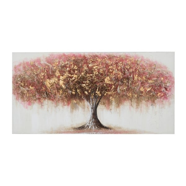 Rankomis tapytas paveikslas pušies medžio rėme Mauro Ferretti Albero Ofly, 120 x 60 cm