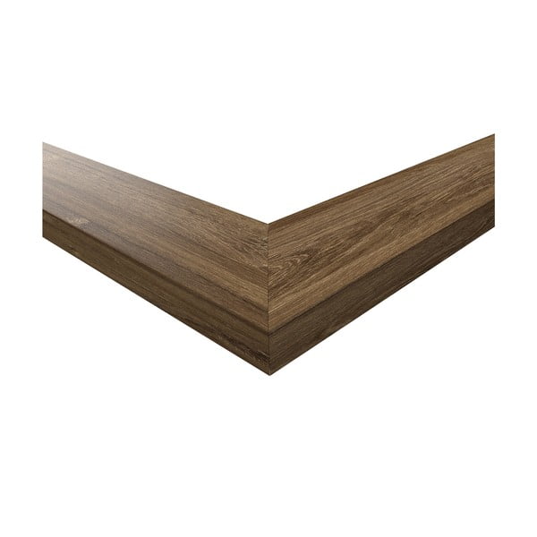 Sieninis veidrodis rudame rėme Styler Jyvaskyla, 60 x 148 cm-image-4