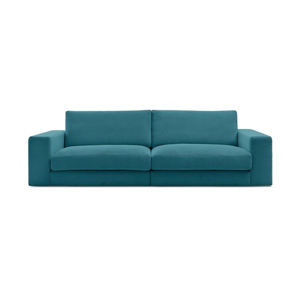 Mėlynos spalvos iš kordinio velveto sofa 274 cm Leonard – Bobochic Paris