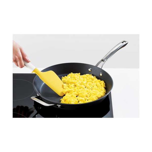 Geltonos ir baltos spalvos Joseph Joseph Elevate silikoninė mentelė-image-3