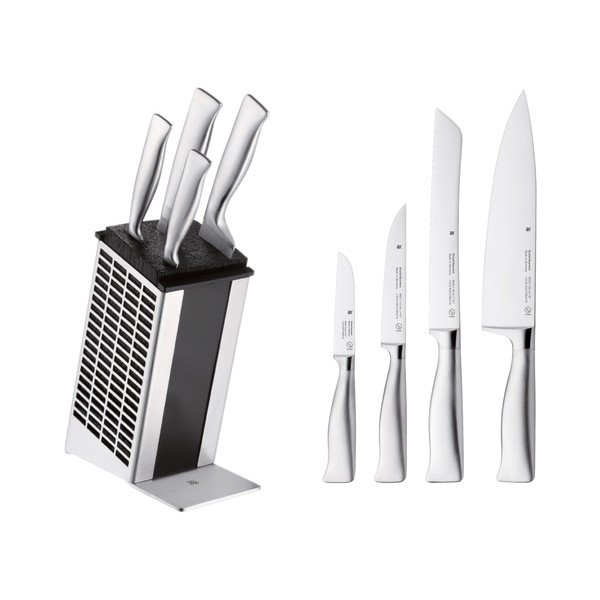 Nerūdijančio plieno peilių blokas su 4 peiliais WMF Grand Gourmet-image-2