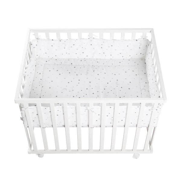 Maniežas vaikams baltos spalvos 100x75 cm Sternenzauber – Roba-image-1