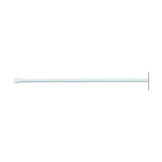 Baltas reguliuojamo ilgio dušo užuolaidų strypas InterDesign, ilgis 198 - 275 cm