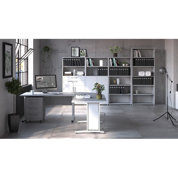 Modulinės lentynos dalis baltos spalvos 84x105 cm Prima – Tvilum-image-1