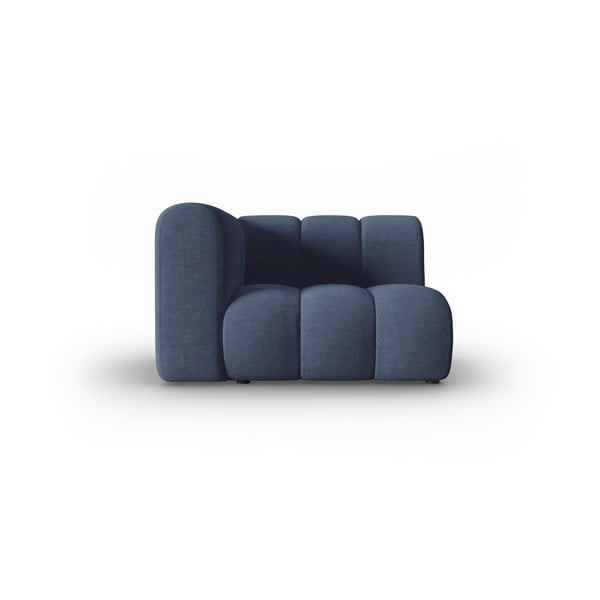 Modulinė sofa mėlynos spalvos (su kairiuoju kampu) Lupine – Micadoni Home