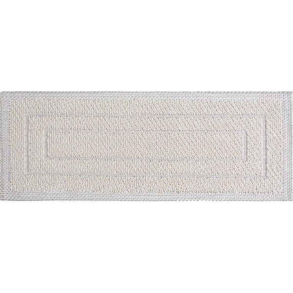 Iš medvilnės laiptų kilimėlių rinkiniai kreminės spalvos 16 vnt. 25x65 cm Tablo Krem – Vitaus