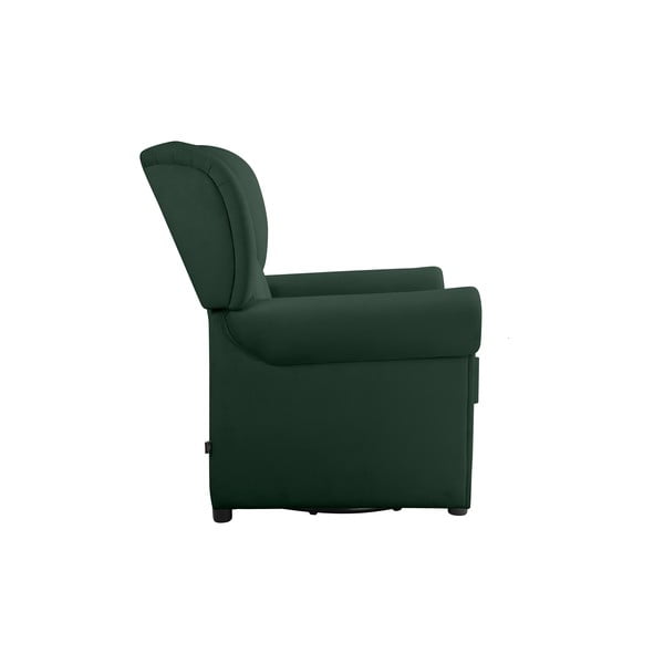 Iš velveto supamasis/Chesterfield krėslas žalios spalvos Lillyse – Støraa-image-4