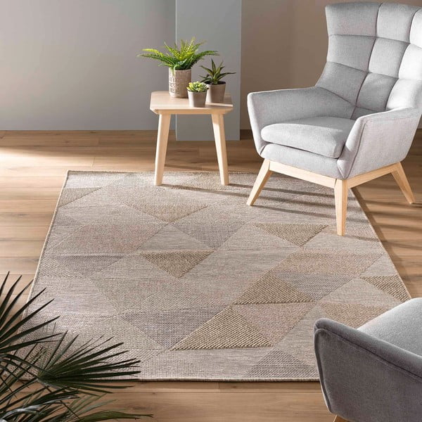 Kilimas smėlio spalvos 120x170 cm Odilon – douceur d'intérieur-image-2