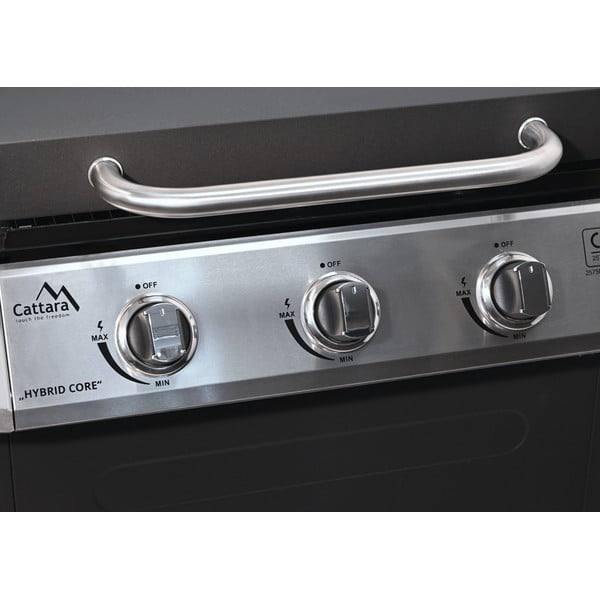 Dujinė/anglies lauko kepsninė Hybrid Core – Cattara-image-4