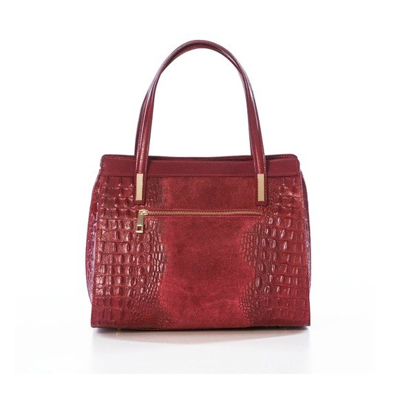Odinė rankinė Croco Red-image-2