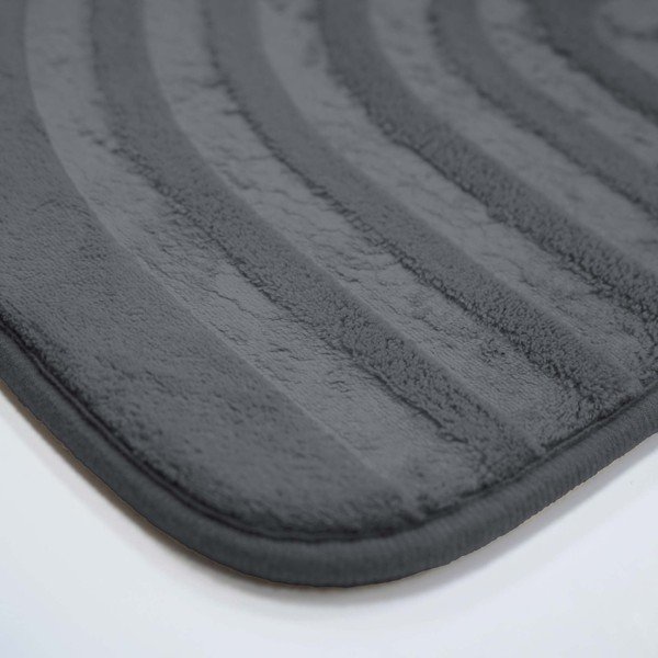 Antracito spalvos vonios kilimėlis 45x75 cm Allure – douceur d'intérieur-image-3