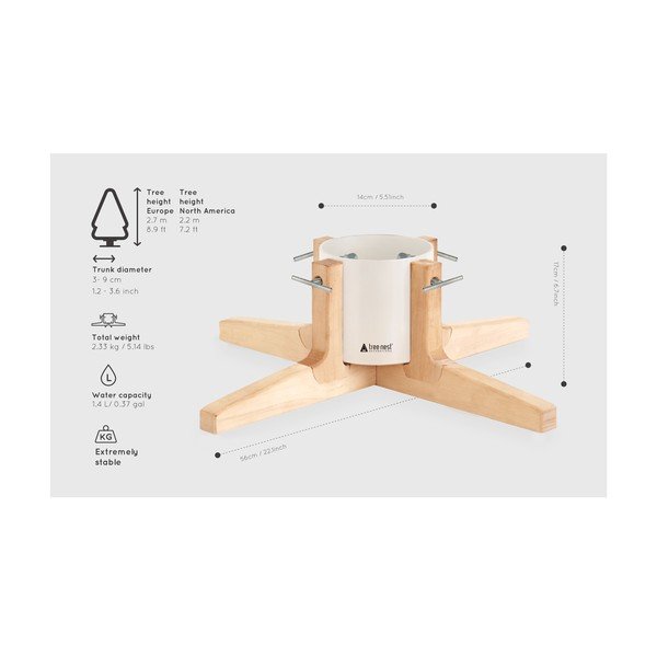 Kalėdų eglutės stovas Tree Nest Rustic-image-2