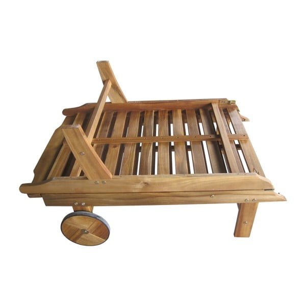 ADDU Palm Springs sulankstomas sodo gultas iš eukalipto medienos-image-3