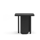 Juodas šoninis staliukas Teulat Arq