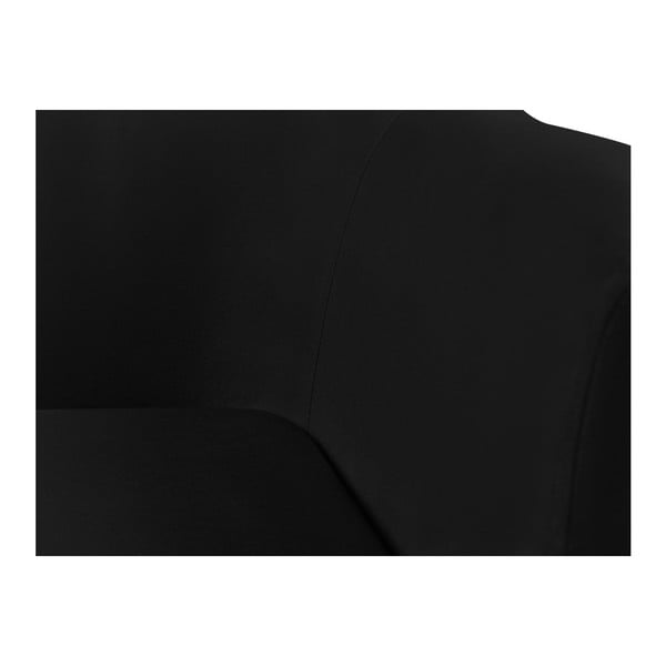 Juoda aksominė sofa "Kooko Home Glam", 175 cm-image-4