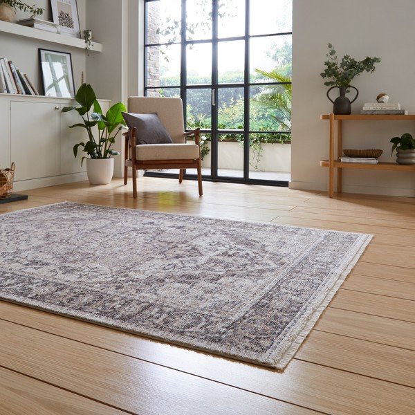 Kilimas pilkos spalvos/smėlio spalvos 120x170 cm Vintage – Think Rugs-image-2