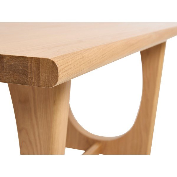 Prailginamas valgomojo stalas iš ąžuolo 95x180 cm Flow – Unique Furniture-image-4