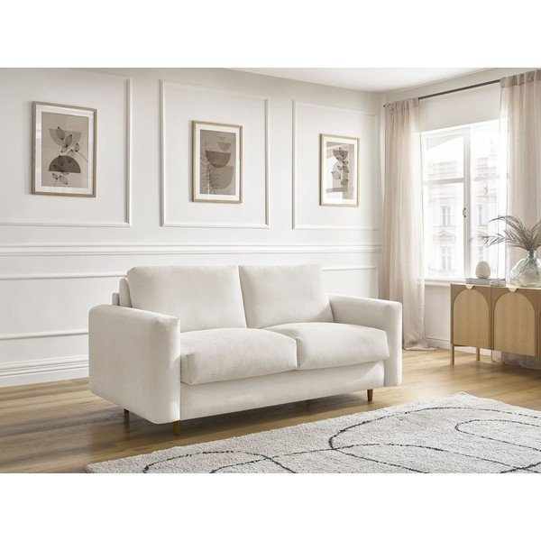 Smėlio spalvos sofa miegojimui/sulankstoma 200 cm Cocoone – Bobochic Paris-image-1