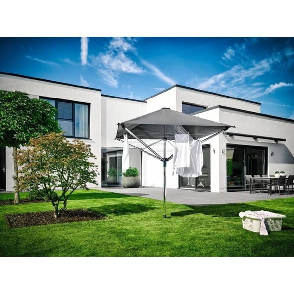 Sidabrinės spalvos sodo skalbinių džiovykla 40 m LinoProtect 400 – LEIFHEIT-image-1