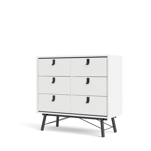 Balta komoda Tvilum Ry, 102 x 95 cm-image-3