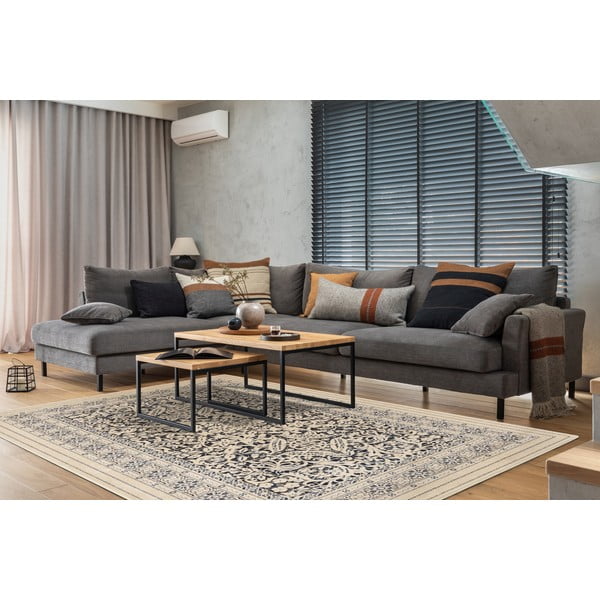 Kilimas iš vilnos smėlio spalvos 200x300 cm Joanne – Agnella-image-1