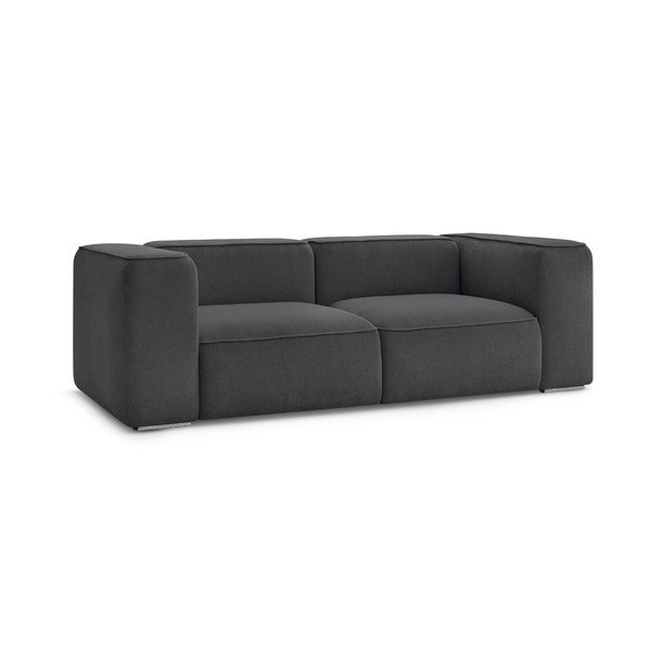 Sofa tamsiai pilkos spalvos 255 cm Zephyr – Bobochic Paris-image-3