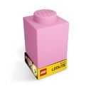 Rožinė silikoninė naktinė lemputė LEGO® Classic Brick