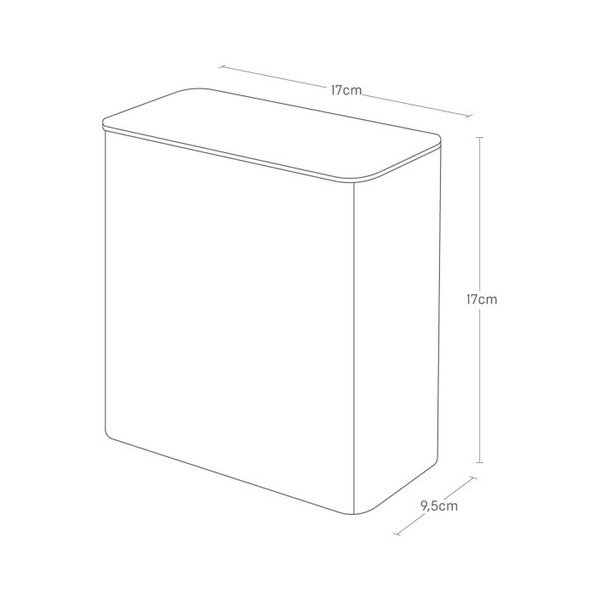 Skardinė skalbimo milteliams Tower – YAMAZAKI-image-4