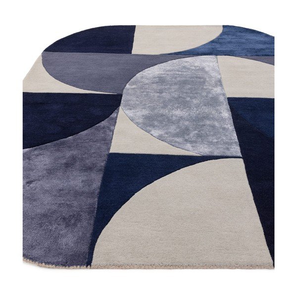 Iš vilnos kilimas tamsiai mėlynos spalvos 160x230 cm Indigo – Asiatic Carpets-image-3